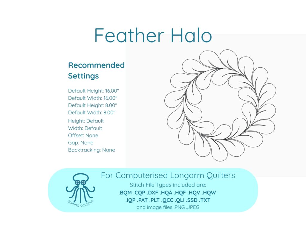 Feather Halo Etsy Info Sheet