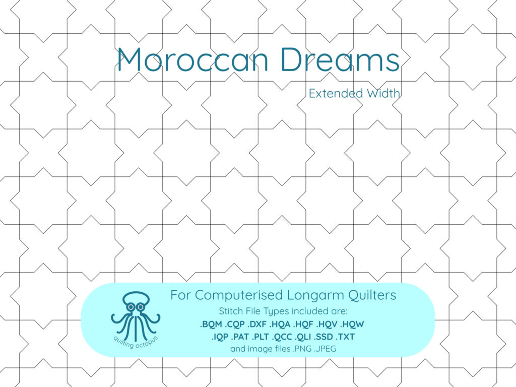Moroccan Dreams Exotic tile style pantograph design
